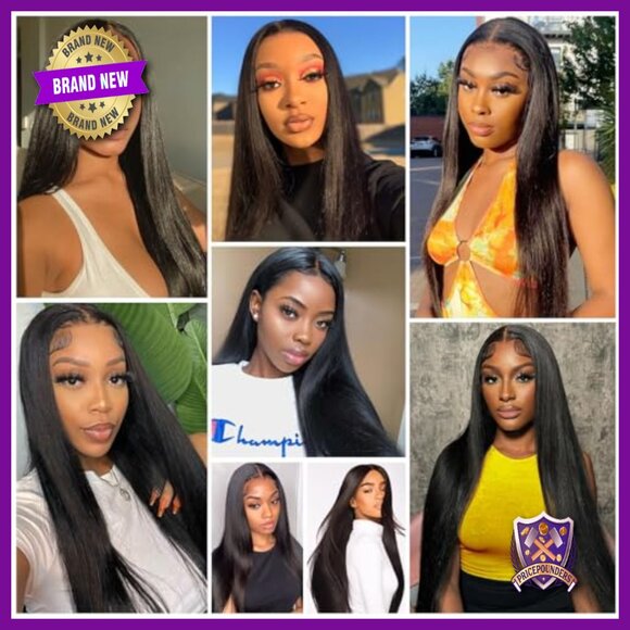 Brazilian Human Hair Extensions 3 Bundles Straight 22 24 26 Inch main image 5